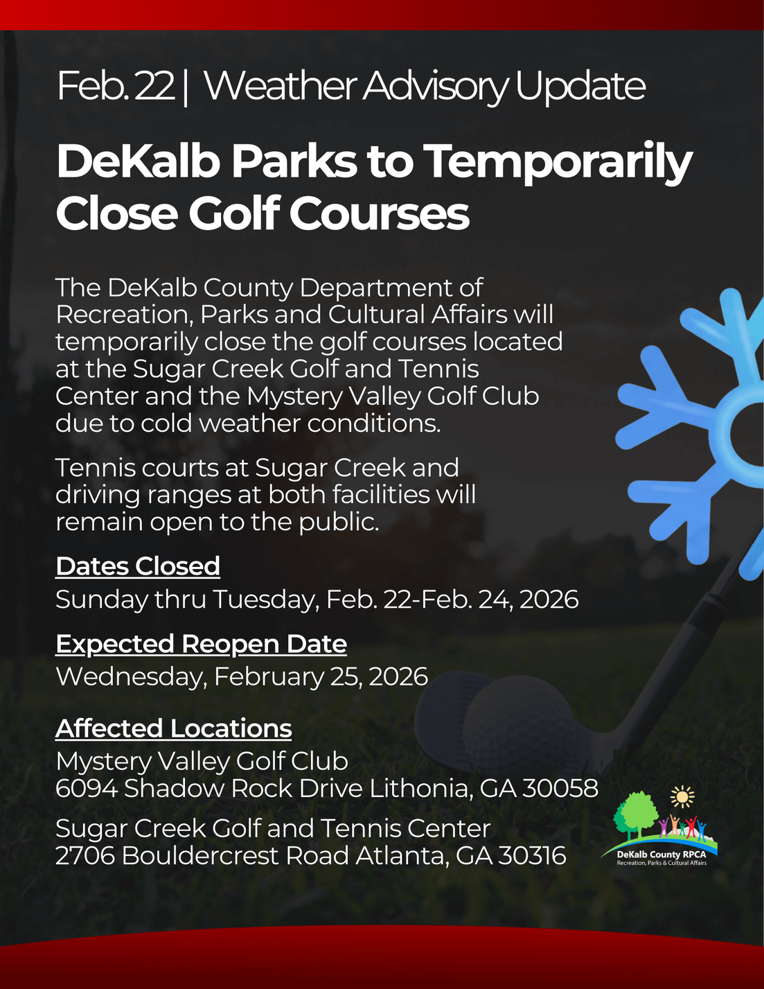 Weather Closure